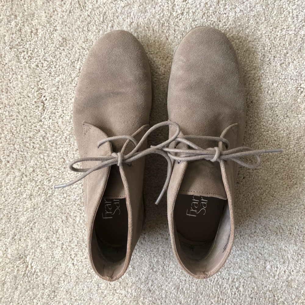 Franco Sarto Suede Ankle Boots